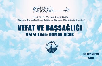Vefat Eden: OSMAN OCAK