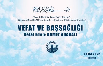 Vefat Eden: AHMET ADANALI