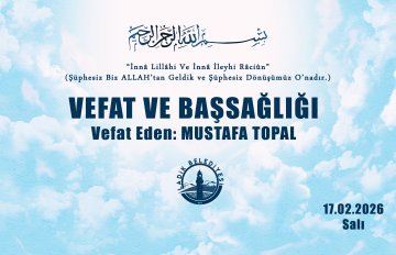 Vefat Eden: MUSTAFA TOPAL